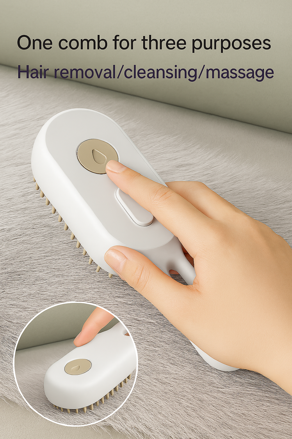 Groom Companion - Steamy Brush for your pets